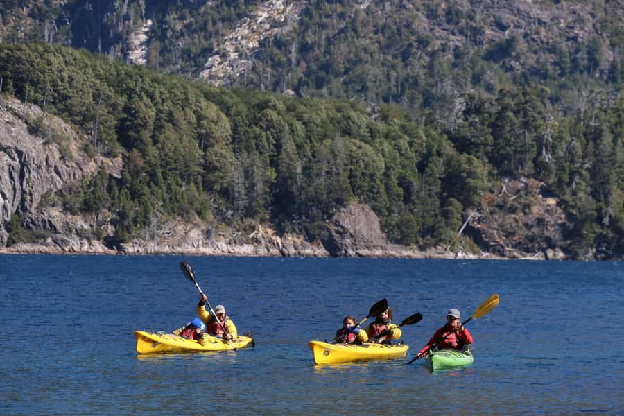 Bariloche: Half Day Kayak to Nahuel Huapi or Moreno Lakes - Two routes, two different moods