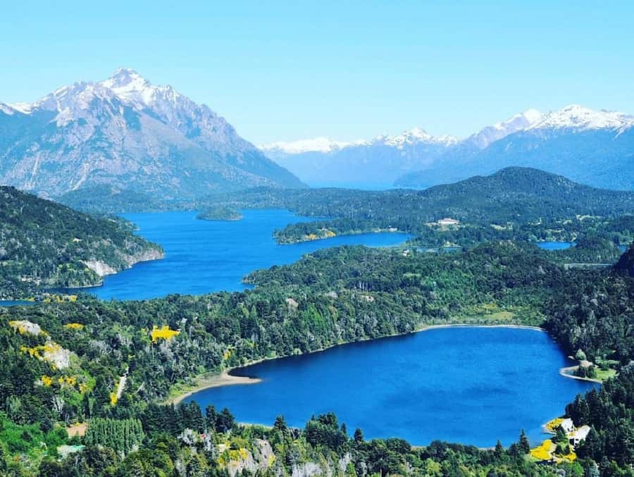 Bariloche "Small Circuit" with Chairlift Campanario Hill - Cerro Campanario chairlift and the big view