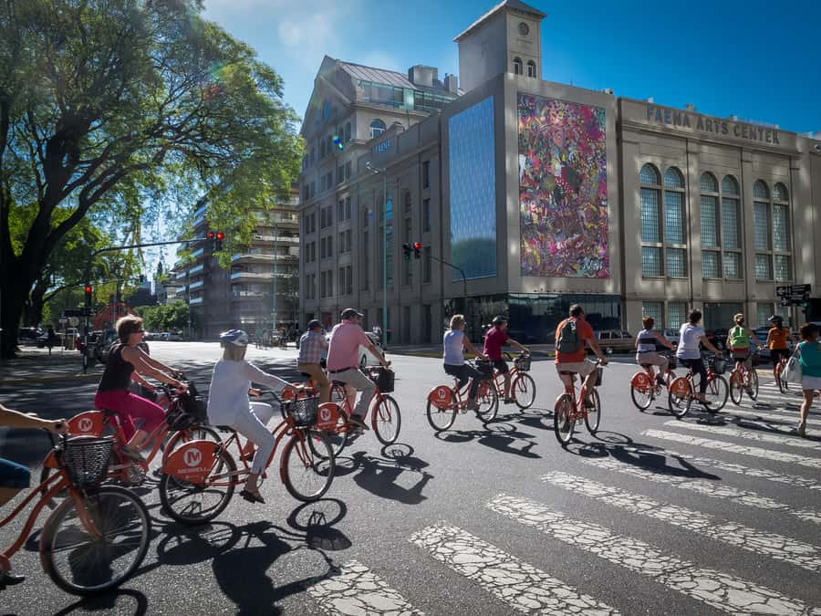 Buenos Aires Bike Tour: South or North Circuit - South Circuit: San Telmo’s old streets and tango center