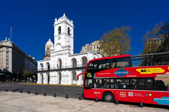 Buenos Aires Hop-On Hop-Off Bus, Free Walking Tours & Discounts - Start at Diagonal Norte and Congreso