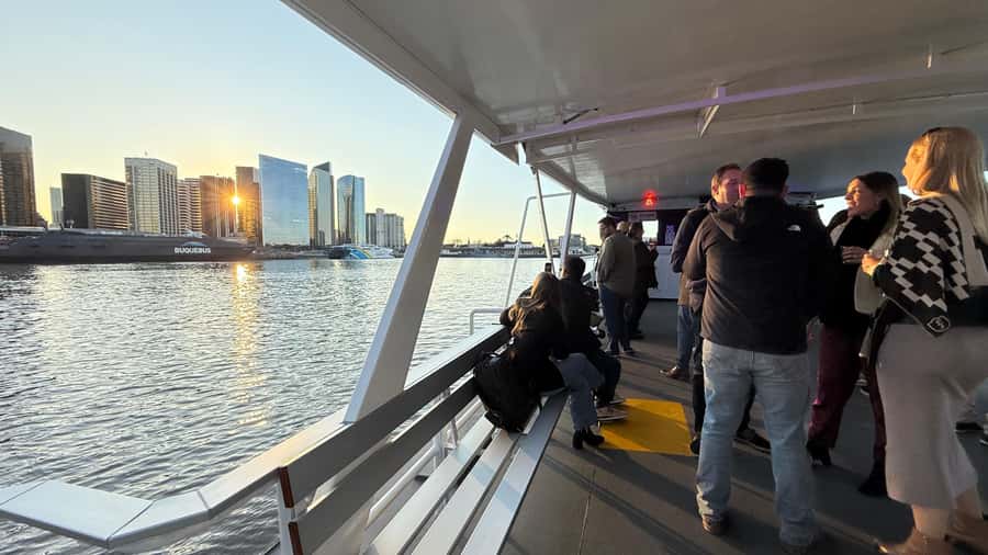 Buenos Aires: Puerto Madero Sunset Cruise with Open Bar - Seasonal departure times matter