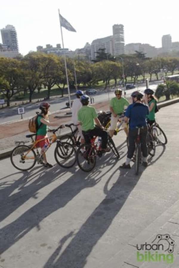 City Bike Tour in Palermo and Recoleta - Riding Avenida del Libertador toward Recoleta