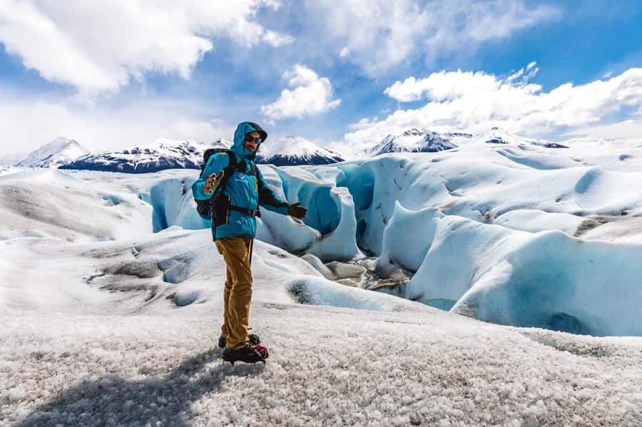 El Calafate: Perito Moreno Glacier Trekking Tour and Cruise - First look from the Perito Moreno boardwalks