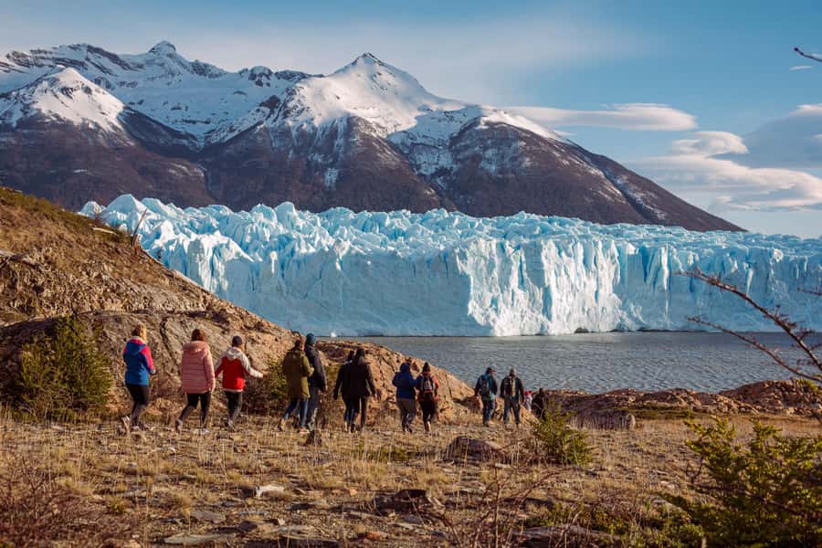 El Calafate: "Perito Moreno Glacier with the Tour - Blue Safari". - Reaching the southern wall of Perito Moreno