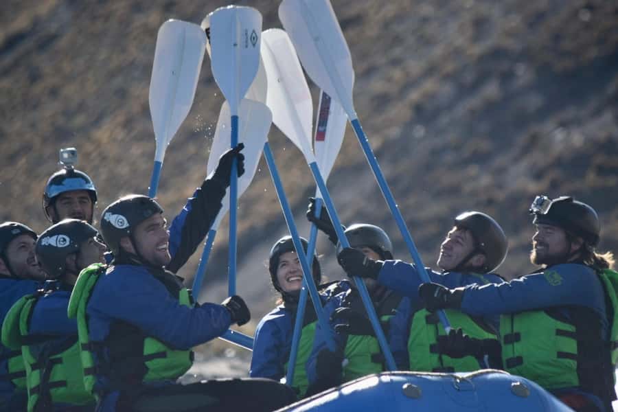 El Chalten: Rio de las Vueltas and Patagonia Rafting - Rio de las Vueltas, with Fitz Roy overhead
