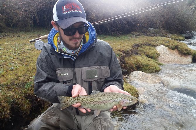Fly Fishing on Private Andean River Including Barbecue Lunch - Potrerillos Dam and the first mountain views
