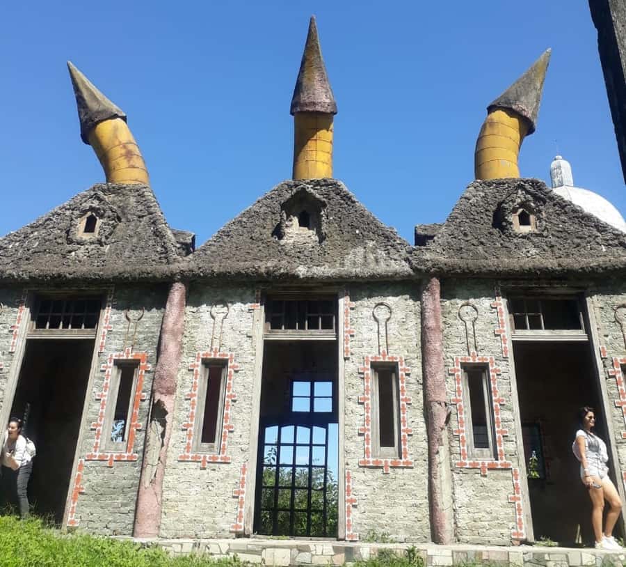 From Buenos Aires: Magical and Mysterious Campanopolis Tour - Entering the 40-building medieval-style citadel