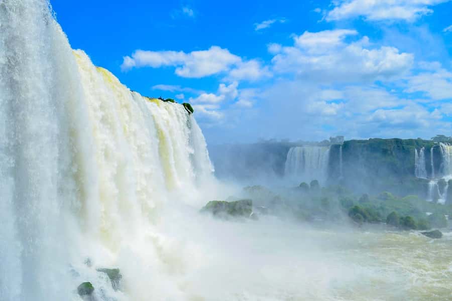 From Foz do Iguaçu: Brazilian Side of the Falls with Ticket - The Panoramic Elevator and the upper viewpoint