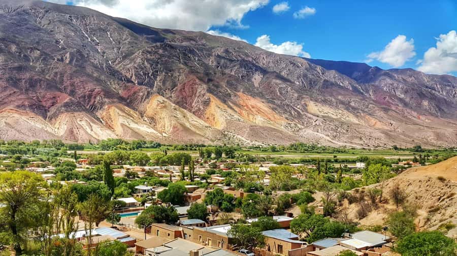 From Jujuy: Quebrada de Humahuaca, Purmamarca and Tilcara - Purmamarca and the Hill of Seven Colors