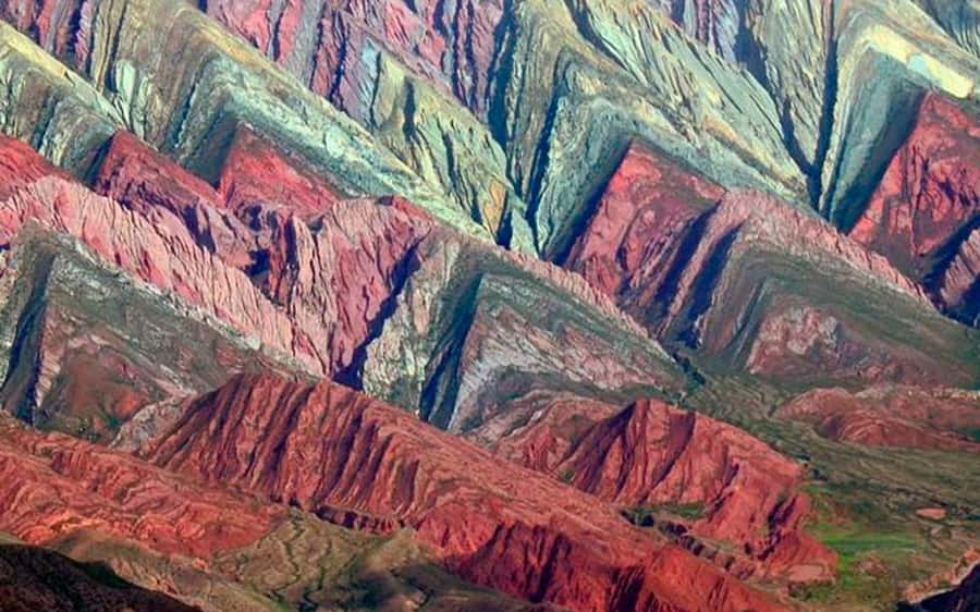 From Jujuy: Serranías de Hornocal with Quebrada de Humahuaca - Purmamarca and the Hill of the 7 Colors