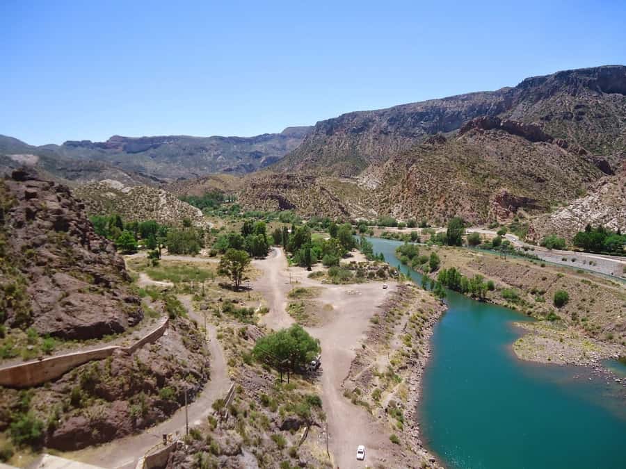 From Mendoza: Atuel Canyon Day Trip - Los Nihuiles puts the scenery to work