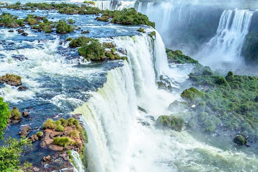 From Puerto Iguazu: Argentinian Iguazu Falls with Ticket - The lower circuit for spray and close views