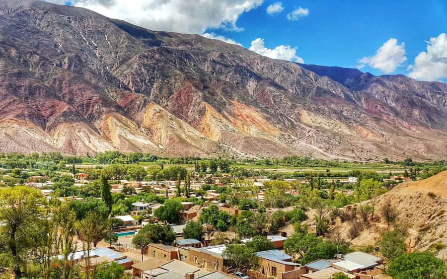 From Salta: Quebrada de Humahuaca, Purmamarca and Tilcara - Tilcara and the partly ruined Pucará