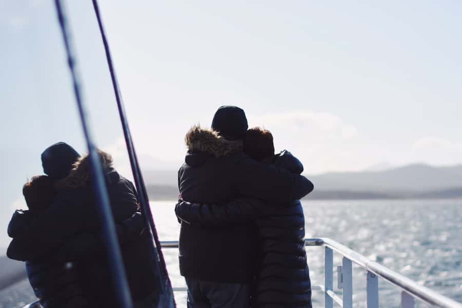 From Ushuaia: Beagle Channel Catamaran Tour - Sailing out from Ushuaia Bay
