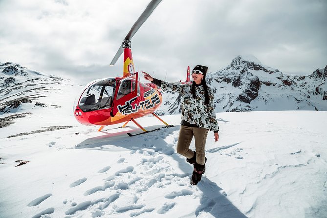 Helicopter Overflight - Landing in the Cordillera - A30 - Taking off from Ushuaia