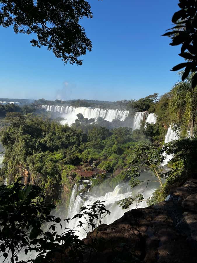 Iguassu Falls: Private Tour Argentina side - The Upper Circuit shows the falls from above