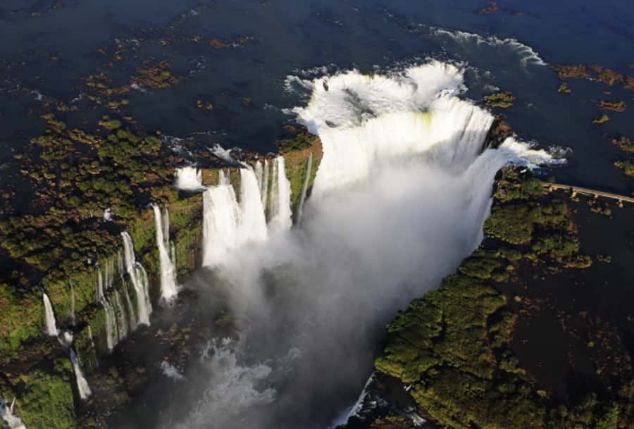 Iguazu Falls Argentinean Side from Puerto Iguazu - The Upper Path, with wide views over Tres Hermanas and Bosetti