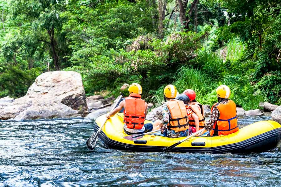 Mendoza: River Rafting & Canopy in the Andes Mountain Range - The base, pool, and the long pause between activities