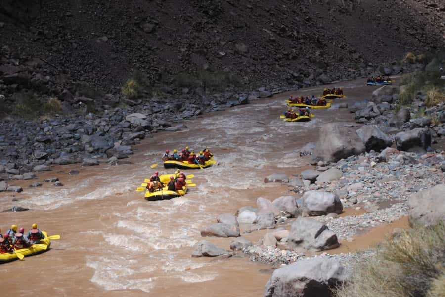 Mendoza: River Rafting & Canopy in the Andes Mountain Range - Wetsuits, helmets, and the practical river setup