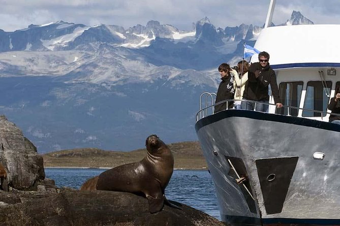 Navigation to Beagle Channel and Sea Lions Island with Transfers - Les Éclaireurs Lighthouse and a shipwreck nearby