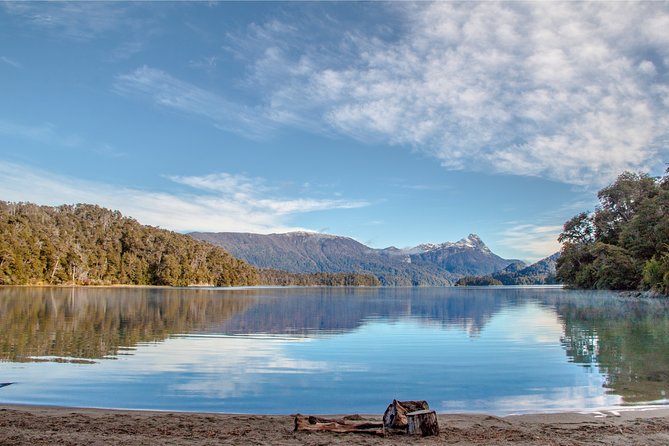 Road of the Seven Lakes from San Martin de los Andes - Lago Correntoso and the Mapuche food stop
