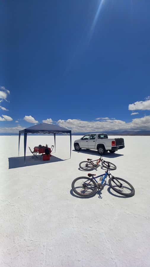 Salinas grandes by bike with lunch - Starting in Purmamarca and climbing La Cuesta de Lipan