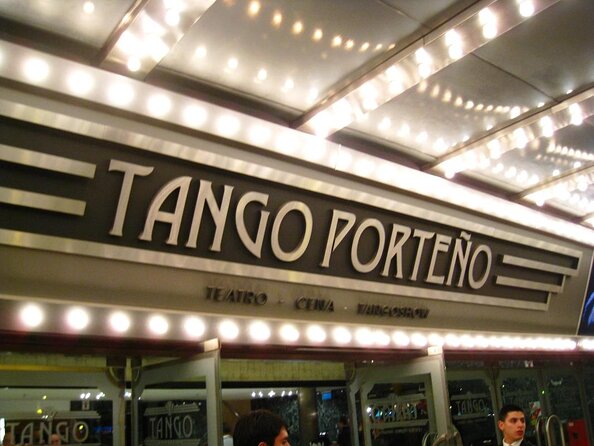 Tango Porteño Show with Optional Dinner and Tango Lesson - A grand theater beside the Obelisk