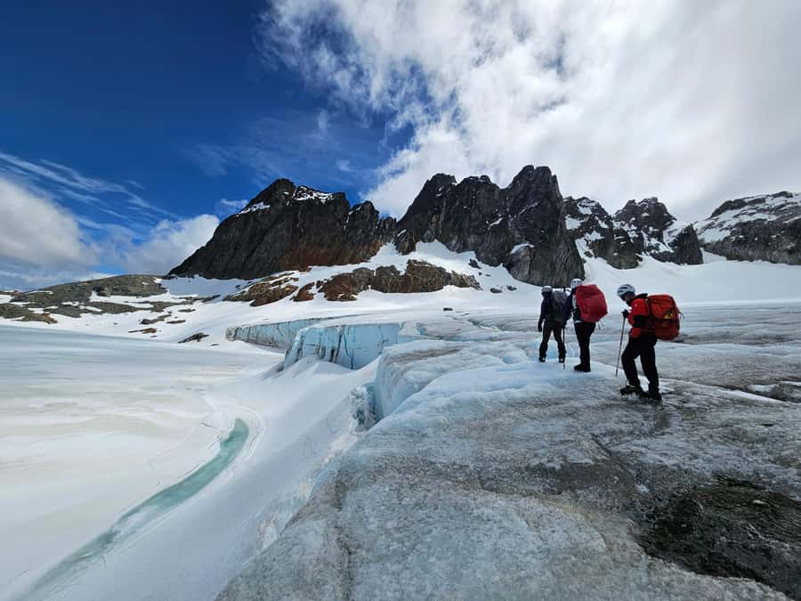 Ushuaia: Ojo del Albino - Full day trekking - The Easier Opening Through Humid Forest