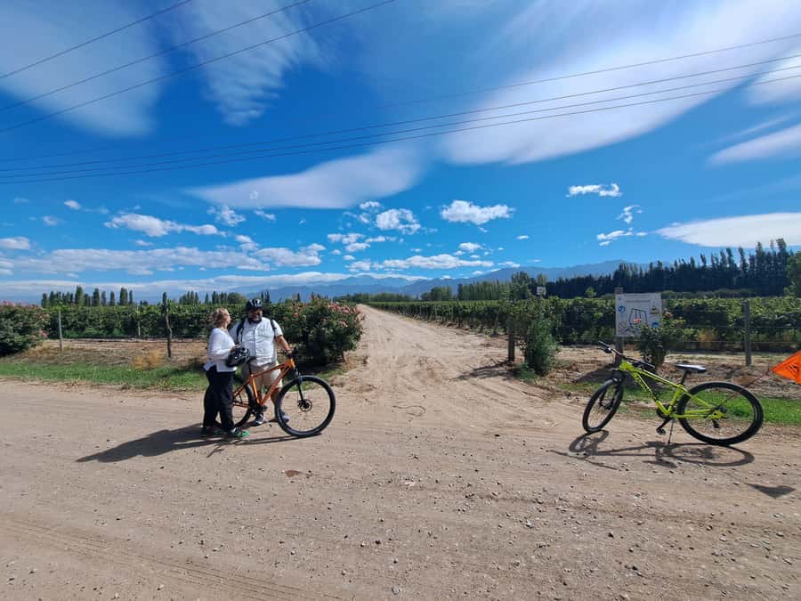 Wine and Chocolate Bike Tour: ride, taste, lunch, vineyards. - Finca Bandini and the first glass of wine